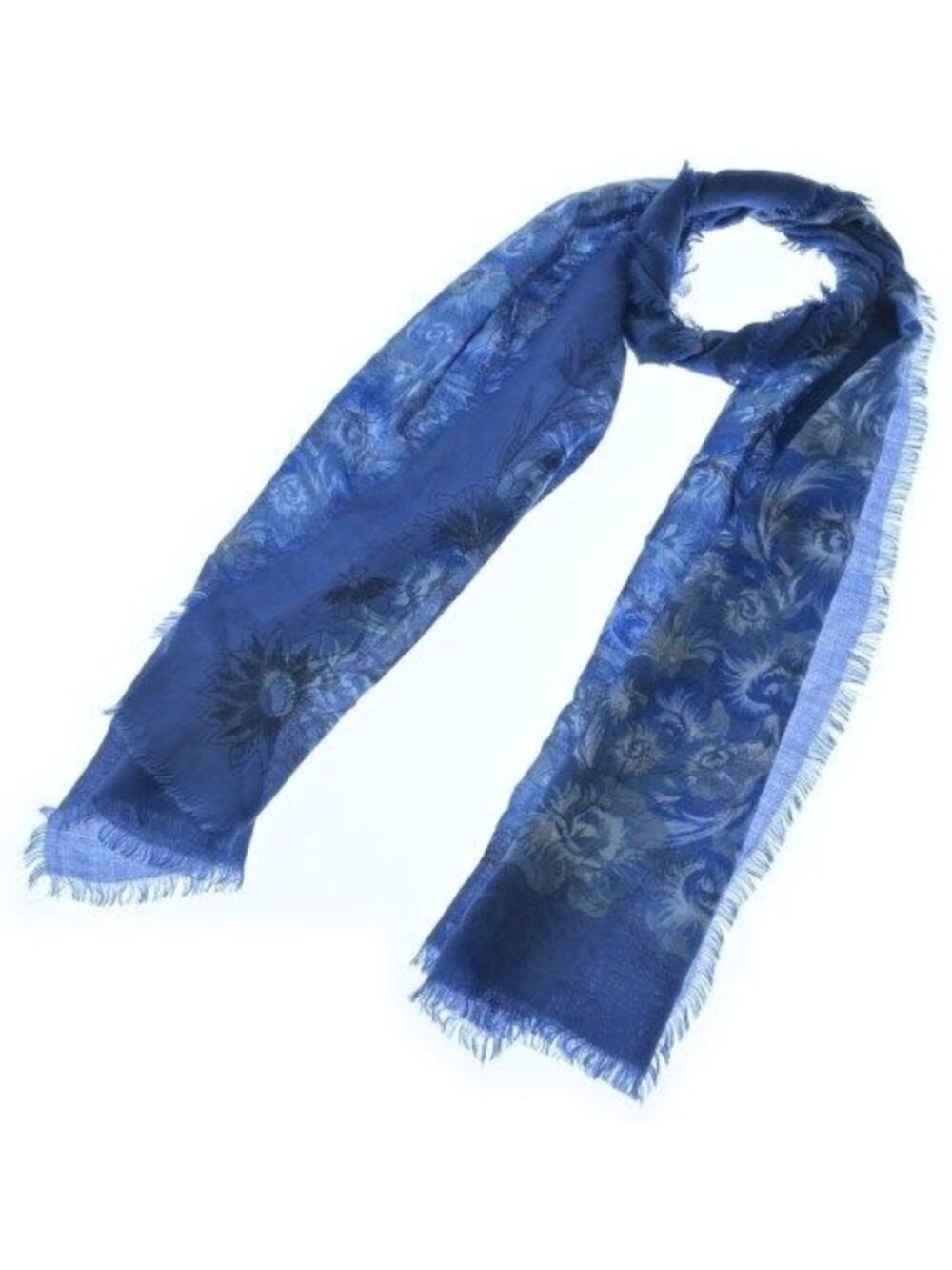 Loewe Shawl Scarf Blue